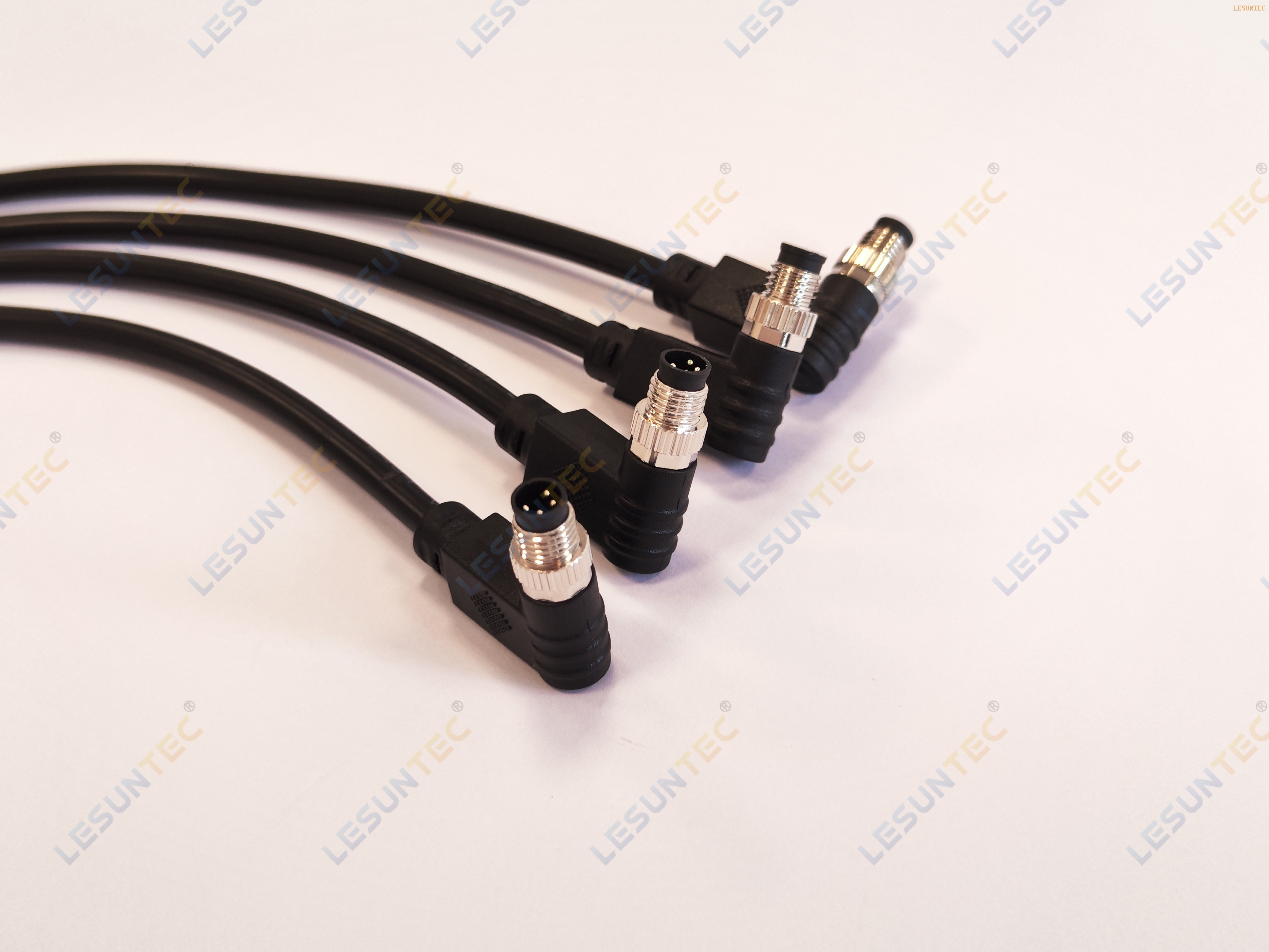 M5 M8 M12 IO-Link Elbow Connector Cable