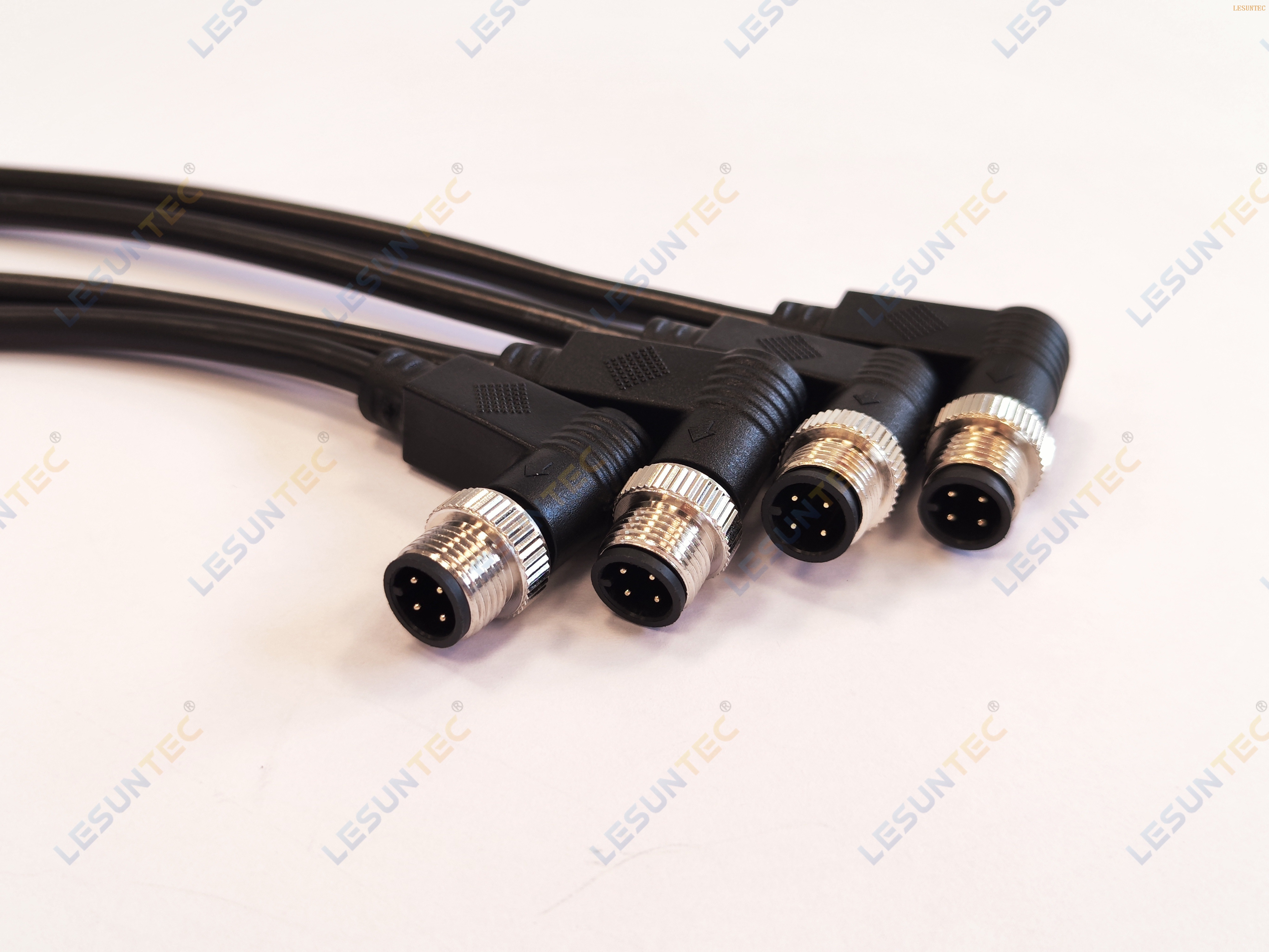 M5 M8 M12 IO-Link Elbow Connector Cable